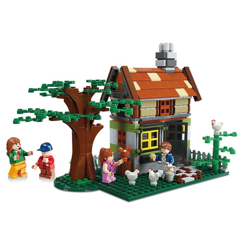 JIESTAR 20539 non Lego CABIN HOANG DÃ bộ đồ chơi xếp lắp ráp ghép mô hình City Thành Phố 383 khối