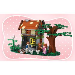 JIESTAR 20539 non  CABIN HOANG DÃ bộ đồ chơi xếp lắp ráp ghép mô hình City Thành Phố 383 khối