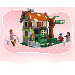 JIESTAR 20539 non  CABIN HOANG DÃ bộ đồ chơi xếp lắp ráp ghép mô hình City Thành Phố 383 khối