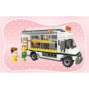 JIESTAR 20538 non  XE TẢI THỰC PHẨM SANG TRỌNG bộ đồ chơi xếp lắp ráp ghép mô hình City Thành Phố 459 khối