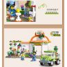 JIESTAR 55014 non  THÀNH PHỐ TOÀN CẦU CỬA HÀNG HOA bộ đồ chơi xếp lắp ráp ghép mô hình City CITY GLOBAL 509 khối