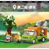 JIESTAR 55009 non  THÀNH PHỐ TOÀN CẦU XE TẢI THỰC PHẨM bộ đồ chơi xếp lắp ráp ghép mô hình City CITY GLOBAL 343 khối