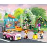 JIESTAR 55008 non  THÀNH PHỐ TOÀN CẦU MUA SẮM bộ đồ chơi xếp lắp ráp ghép mô hình City CITY GLOBAL 299 khối