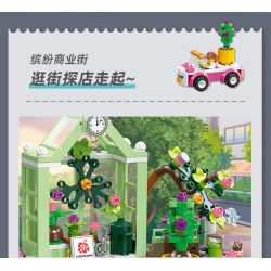 JIESTAR 55008 non  THÀNH PHỐ TOÀN CẦU MUA SẮM bộ đồ chơi xếp lắp ráp ghép mô hình City CITY GLOBAL 299 khối