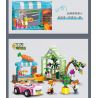 JIESTAR 55008 non  THÀNH PHỐ TOÀN CẦU MUA SẮM bộ đồ chơi xếp lắp ráp ghép mô hình City CITY GLOBAL 299 khối