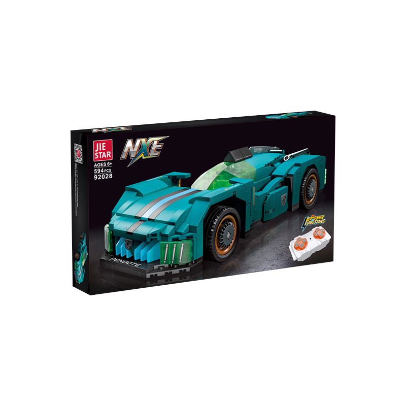 JIESTAR 92028 non  SIÊU XE PEUGEOT 9X8 bộ đồ chơi xếp lắp ráp ghép mô hình Speed Champions Racing Cars NXE Đua Xe Công Thức 594 khối