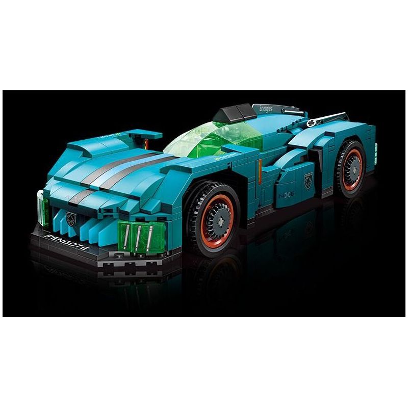 JIESTAR 92028 non  SIÊU XE PEUGEOT 9X8 bộ đồ chơi xếp lắp ráp ghép mô hình Speed Champions Racing Cars NXE Đua Xe Công Thức 594 khối