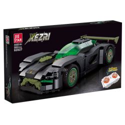 JIESTAR 92027 non  SIÊU XE FERRARI XEZRI bộ đồ chơi xếp lắp ráp ghép mô hình Speed Champions Racing Cars Đua Xe Công Thức 582 khối