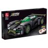 JIESTAR 92027 non  SIÊU XE FERRARI XEZRI bộ đồ chơi xếp lắp ráp ghép mô hình Speed Champions Racing Cars Đua Xe Công Thức 582 khối
