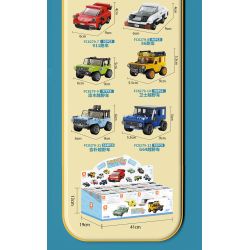 FORANGE FC8279 8279 non  XE LÙI 12 MẪU bộ đồ chơi xếp lắp ráp ghép mô hình Creator MINI CAR Sáng Tạo 1090 khối