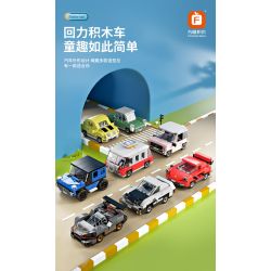 FORANGE FC8279 8279 non  XE LÙI 12 MẪU bộ đồ chơi xếp lắp ráp ghép mô hình Creator MINI CAR Sáng Tạo 1090 khối