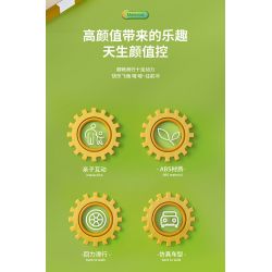 FORANGE FC8279 8279 non  XE LÙI 12 MẪU bộ đồ chơi xếp lắp ráp ghép mô hình Creator MINI CAR Sáng Tạo 1090 khối