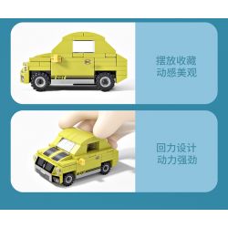 FORANGE FC8279 8279 non  XE LÙI 12 MẪU bộ đồ chơi xếp lắp ráp ghép mô hình Creator MINI CAR Sáng Tạo 1090 khối