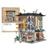 LOZ 1052 non  TÒA NHÀ THƯƠNG MẠI GÓC bộ đồ chơi xếp lắp ráp ghép mô hình 2763 khối