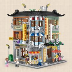 LOZ 1052 non  TÒA NHÀ THƯƠNG MẠI GÓC bộ đồ chơi xếp lắp ráp ghép mô hình 2763 khối LOZ 1052 non  TÒA NHÀ THƯƠNG MẠI GÓC bộ đồ chơi xếp lắp ráp ghép mô hình 2763 khối