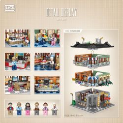 LOZ 1052 non  TÒA NHÀ THƯƠNG MẠI GÓC bộ đồ chơi xếp lắp ráp ghép mô hình 2763 khối LOZ 1052 non  TÒA NHÀ THƯƠNG MẠI GÓC bộ đồ chơi xếp lắp ráp ghép mô hình 2763 khối