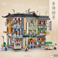 LOZ 1052 non  TÒA NHÀ THƯƠNG MẠI GÓC bộ đồ chơi xếp lắp ráp ghép mô hình 2763 khối LOZ 1052 non  TÒA NHÀ THƯƠNG MẠI GÓC bộ đồ chơi xếp lắp ráp ghép mô hình 2763 khối