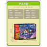 GUDI 60029 non  CUỘC CHIẾN THỰC VẬT CUỐN SÁCH VỀ THỜI ĐẠI ROCK AND ROLL bộ đồ chơi xếp lắp ráp ghép mô hình Movie & Game Phim Và Trò Chơi 237 khối