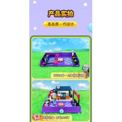 GUDI 60029 non  CUỘC CHIẾN THỰC VẬT CUỐN SÁCH VỀ THỜI ĐẠI ROCK AND ROLL bộ đồ chơi xếp lắp ráp ghép mô hình Movie & Game Phim Và Trò Chơi 237 khối