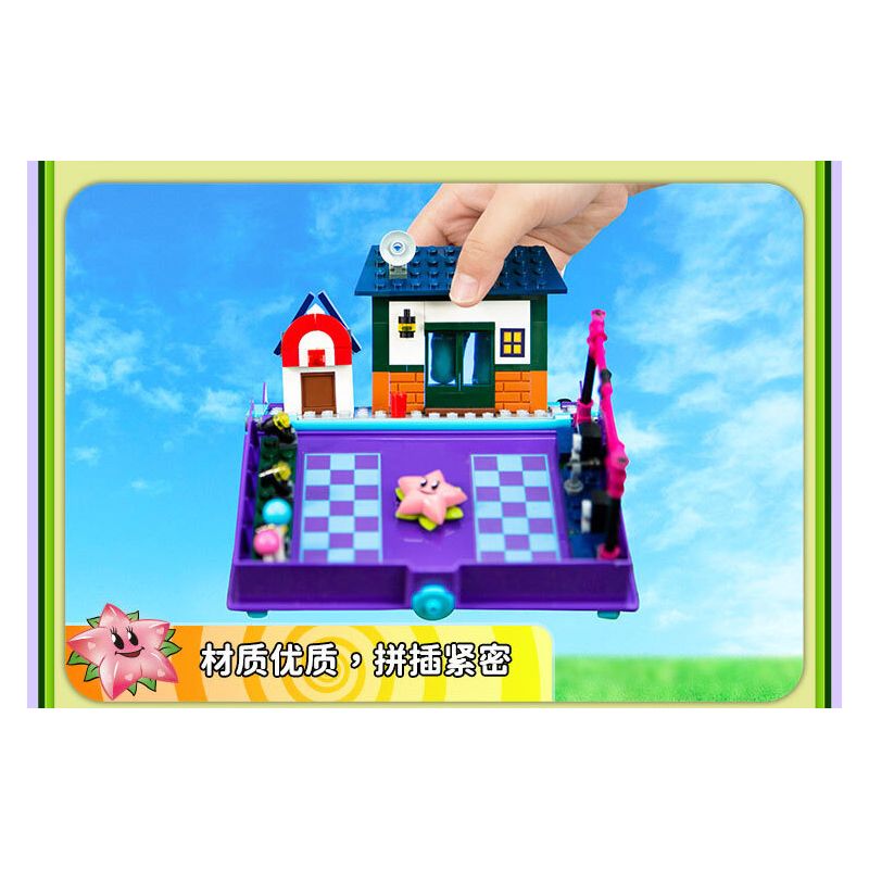 GUDI 60029 non  CUỘC CHIẾN THỰC VẬT CUỐN SÁCH VỀ THỜI ĐẠI ROCK AND ROLL bộ đồ chơi xếp lắp ráp ghép mô hình Movie & Game Phim Và Trò Chơi 237 khối