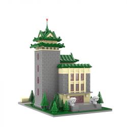 CADA DOUBLEE C66003 66003 non  CAO ĐẲNG NÔNG NGHIỆP NAM KINH bộ đồ chơi xếp lắp ráp ghép mô hình 1988 khối