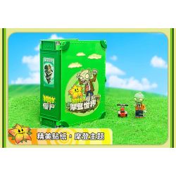 GUDI 60028 non  CUỘC CHIẾN THỰC VẬT CUỐN SÁCH THỜI HIỆN ĐẠI bộ đồ chơi xếp lắp ráp ghép mô hình Movie & Game Phim Và Trò Chơi 229 khối