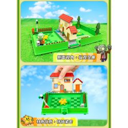 GUDI 60028 non  CUỘC CHIẾN THỰC VẬT CUỐN SÁCH THỜI HIỆN ĐẠI bộ đồ chơi xếp lắp ráp ghép mô hình Movie & Game Phim Và Trò Chơi 229 khối