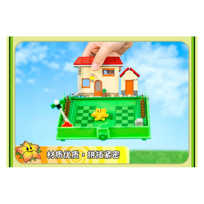 GUDI 60028 non  CUỘC CHIẾN THỰC VẬT CUỐN SÁCH THỜI HIỆN ĐẠI bộ đồ chơi xếp lắp ráp ghép mô hình Movie & Game Phim Và Trò Chơi 229 khối