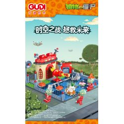 GUDI 60027 non  CUỘC CHIẾN THỰC VẬT BỐI CẢNH THẾ GIỚI TƯƠNG LAI bộ đồ chơi xếp lắp ráp ghép mô hình Movie & Game Phim Và Trò Chơi 315 khối