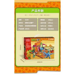 GUDI 60026 non  CUỘC CHIẾN THỰC VẬT BỘ KỊCH BẢN KHỦNG HOẢNG DINO bộ đồ chơi xếp lắp ráp ghép mô hình Movie & Game Phim Và Trò Chơi 280 khối GUDI 60026 non  CUỘC CHIẾN THỰC VẬT BỘ KỊCH BẢN KHỦNG HOẢNG DINO bộ đồ chơi xếp lắp ráp ghép mô hình Movie & Game Phim Và Trò Chơi 280 khối