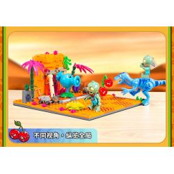 GUDI 60026 non  CUỘC CHIẾN THỰC VẬT BỘ KỊCH BẢN KHỦNG HOẢNG DINO bộ đồ chơi xếp lắp ráp ghép mô hình Movie & Game Phim Và Trò Chơi 280 khối GUDI 60026 non  CUỘC CHIẾN THỰC VẬT BỘ KỊCH BẢN KHỦNG HOẢNG DINO bộ đồ chơi xếp lắp ráp ghép mô hình Movie & Game Phim Và Trò Chơi 280 khối