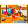 GUDI 60026 non  CUỘC CHIẾN THỰC VẬT BỘ KỊCH BẢN KHỦNG HOẢNG DINO bộ đồ chơi xếp lắp ráp ghép mô hình Movie & Game Phim Và Trò Chơi 280 khối