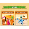 GUDI 60026 non  CUỘC CHIẾN THỰC VẬT BỘ KỊCH BẢN KHỦNG HOẢNG DINO bộ đồ chơi xếp lắp ráp ghép mô hình Movie & Game Phim Và Trò Chơi 280 khối