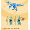 GUDI 60026 non  CUỘC CHIẾN THỰC VẬT BỘ KỊCH BẢN KHỦNG HOẢNG DINO bộ đồ chơi xếp lắp ráp ghép mô hình Movie & Game Phim Và Trò Chơi 280 khối