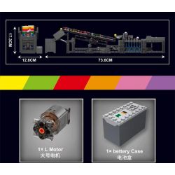 MouldKing 26009 Mould King 26009 REBRICKABLE MOC-59083 59083 MOC59083 non  THANG CẦU VỒNG bộ đồ chơi xếp lắp ráp ghép mô hình GREAT BALL CONTRAPTION 1281 khối