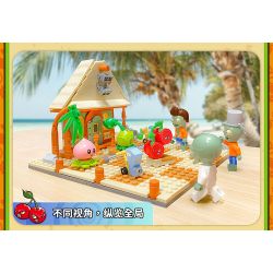 GUDI 60025 non  CUỘC CHIẾN THỰC VẬT BỐI CẢNH BÃI BIỂN CÓ LÀN SÓNG LỚN bộ đồ chơi xếp lắp ráp ghép mô hình Movie & Game Phim Và Trò Chơi 296 khối GUDI 60025 non  CUỘC CHIẾN THỰC VẬT BỐI CẢNH BÃI BIỂN CÓ LÀN SÓNG LỚN bộ đồ chơi xếp lắp ráp ghép mô hình Movie & Game Phim Và Trò Chơi 296 khối