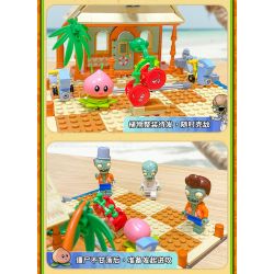 GUDI 60025 non  CUỘC CHIẾN THỰC VẬT BỐI CẢNH BÃI BIỂN CÓ LÀN SÓNG LỚN bộ đồ chơi xếp lắp ráp ghép mô hình Movie & Game Phim Và Trò Chơi 296 khối GUDI 60025 non  CUỘC CHIẾN THỰC VẬT BỐI CẢNH BÃI BIỂN CÓ LÀN SÓNG LỚN bộ đồ chơi xếp lắp ráp ghép mô hình Movie & Game Phim Và Trò Chơi 296 khối