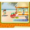 GUDI 60025 non  CUỘC CHIẾN THỰC VẬT BỐI CẢNH BÃI BIỂN CÓ LÀN SÓNG LỚN bộ đồ chơi xếp lắp ráp ghép mô hình Movie & Game Phim Và Trò Chơi 296 khối