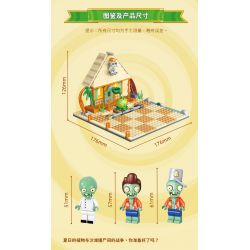 GUDI 60025 non  CUỘC CHIẾN THỰC VẬT BỐI CẢNH BÃI BIỂN CÓ LÀN SÓNG LỚN bộ đồ chơi xếp lắp ráp ghép mô hình Movie & Game Phim Và Trò Chơi 296 khối GUDI 60025 non  CUỘC CHIẾN THỰC VẬT BỐI CẢNH BÃI BIỂN CÓ LÀN SÓNG LỚN bộ đồ chơi xếp lắp ráp ghép mô hình Movie & Game Phim Và Trò Chơi 296 khối