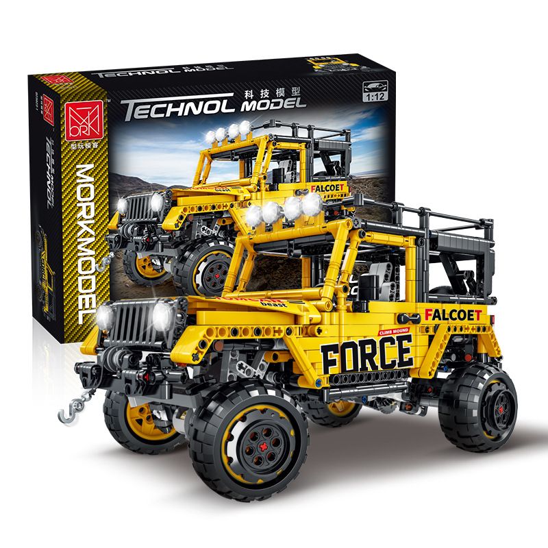 MorkModel 023023-4 023023-1 023023-2 023023-3 Mork Model 023023-4 023023-1 023023-2 023023-3 non  XE ĐỊA HÌNH JEEP WRANGLER tỷ lệ 1:12 bộ đồ chơi xếp lắp ráp ghép mô hình  OFFROAD Kỹ Thuật Công Nghệ Cao Mô Hình Phương Tiện 1607 khối