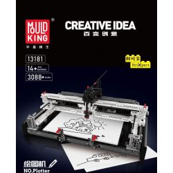 MouldKing 13181 Mould King 13181 non  MÁY VẼ bộ đồ chơi xếp lắp ráp ghép mô hình  PLOTTER Kỹ Thuật Công Nghệ Cao Mô Hình Phương Tiện 3088 khối