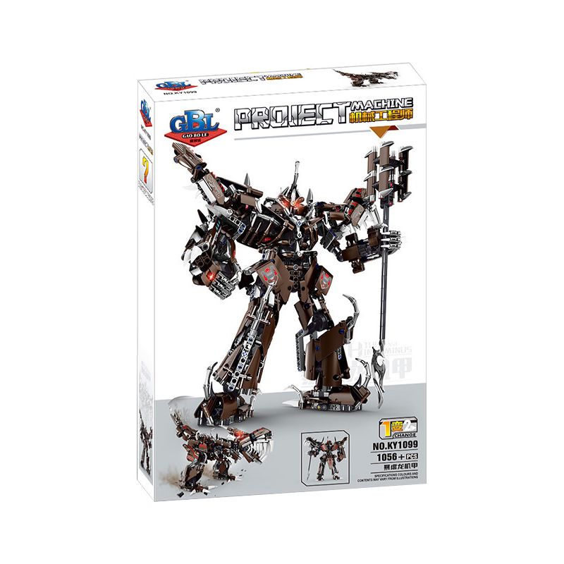 GBL KY1099 1099 non  CƠ CHẾ RỒNG INDOMINUS bộ đồ chơi xếp lắp ráp ghép mô hình  MECH Kỹ Thuật Công Nghệ Cao Mô Hình Phương Tiện 1056 khối