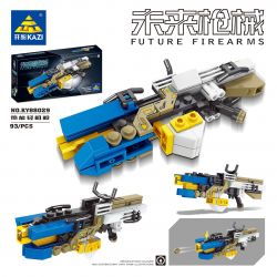 Kazi KY88029 88029 non  SÚNG CẦM TAY TRONG TƯƠNG LAI MÁY NHIỆT NHẸ bộ đồ chơi xếp lắp ráp ghép mô hình Gun FUTURE FIREARMS 93 khối