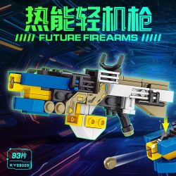 Kazi KY88029 88029 non  SÚNG CẦM TAY TRONG TƯƠNG LAI MÁY NHIỆT NHẸ bộ đồ chơi xếp lắp ráp ghép mô hình Gun FUTURE FIREARMS 93 khối