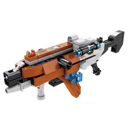 Kazi KY88027 88027 non  SÚNG CẦM TAY TRONG TƯƠNG LAI TRƯỜNG NĂNG LƯỢNG ĐIỆN NHẸ bộ đồ chơi xếp lắp ráp ghép mô hình Gun FUTURE FIREARMS 124 khối