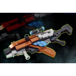 Kazi KY88027 88027 non  SÚNG CẦM TAY TRONG TƯƠNG LAI TRƯỜNG NĂNG LƯỢNG ĐIỆN NHẸ bộ đồ chơi xếp lắp ráp ghép mô hình Gun FUTURE FIREARMS 124 khối