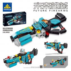Kazi KY88026 88026 non  SÚNG CỦA TƯƠNG LAI TRƯỜNG XUNG RIFT bộ đồ chơi xếp lắp ráp ghép mô hình Gun FUTURE FIREARMS 101 khối