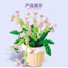 SEMBO 611061 non  CHẬU CÂY DỄ THƯƠNG STARRY ORCHID CUTE CUP bộ đồ chơi xếp lắp ráp ghép mô hình Flowers Hoa 159 khối