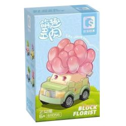 SEMBO 611056 non  CỬA HÀNG HOA OTOME bộ đồ chơi xếp lắp ráp ghép mô hình Flowers 172 khối