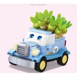 SEMBO 611055 non  CỬA HÀNG HOA BIHUANZUO bộ đồ chơi xếp lắp ráp ghép mô hình Flowers 150 khối